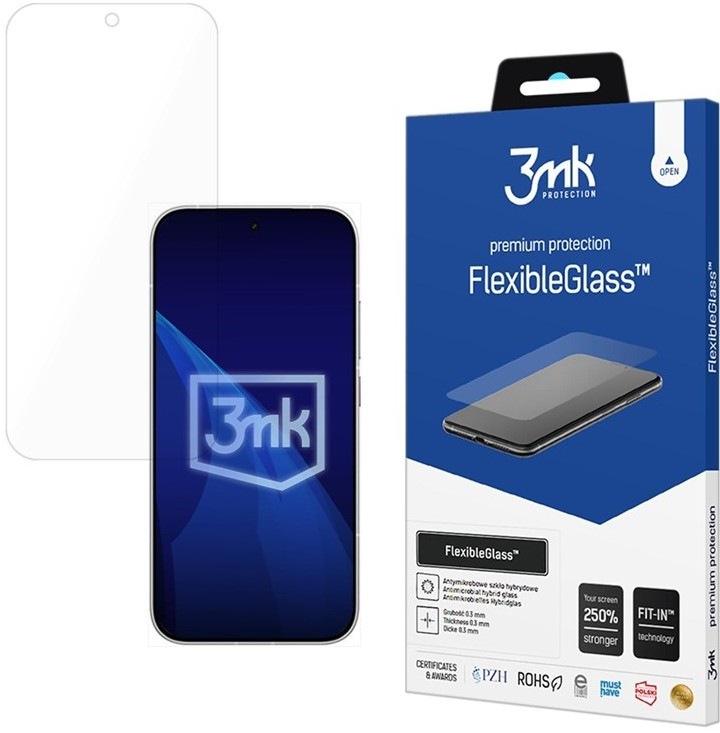 Hybridní ochranné sklo 3mk FlexibleGlass na Samsung Galaxy A27 5G v průhledném designu