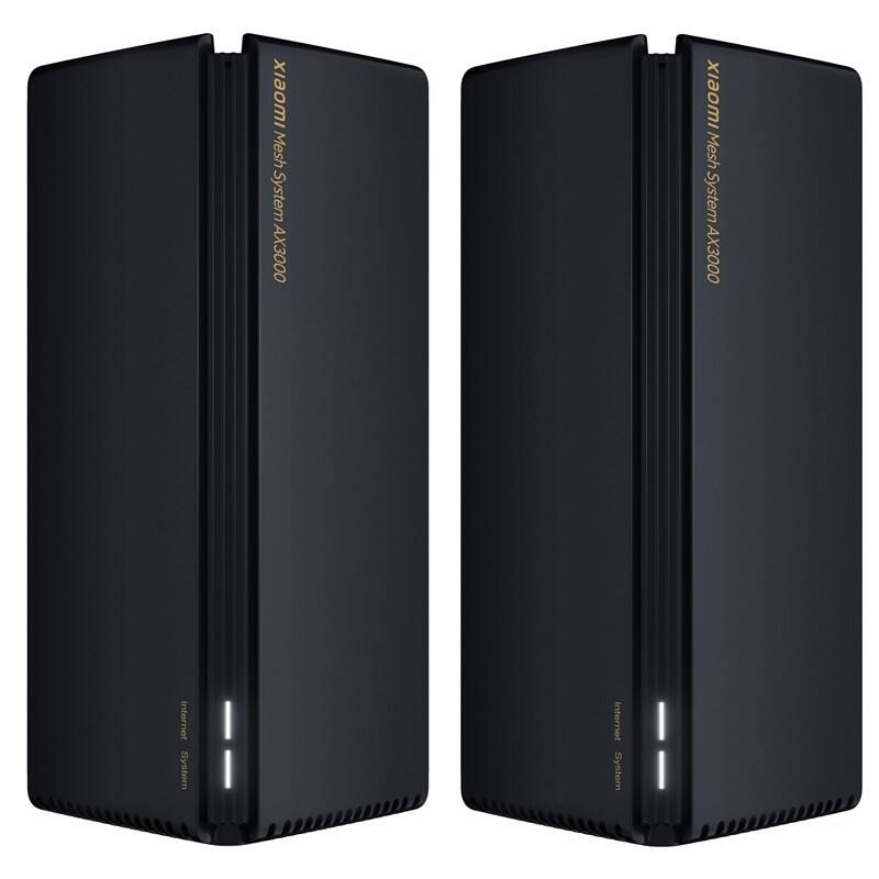 Komplexní Wi-Fi systém Xiaomi AX3000 (2-pack) černý