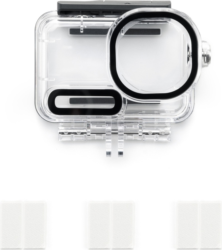 Vodotěsné pouzdro DJI Waterproof Case se sadou vložek proti vlhkosti je určené pro kamery Osmo Action 6