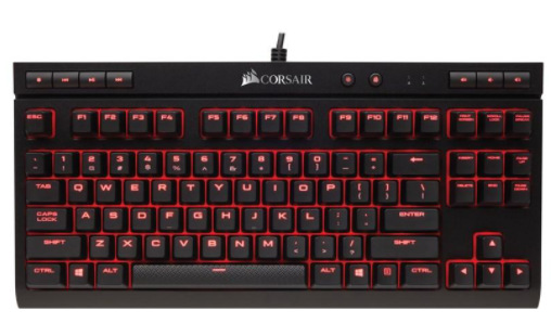 Klávesnice Corsair K63, Cherry MX Red, US černá
