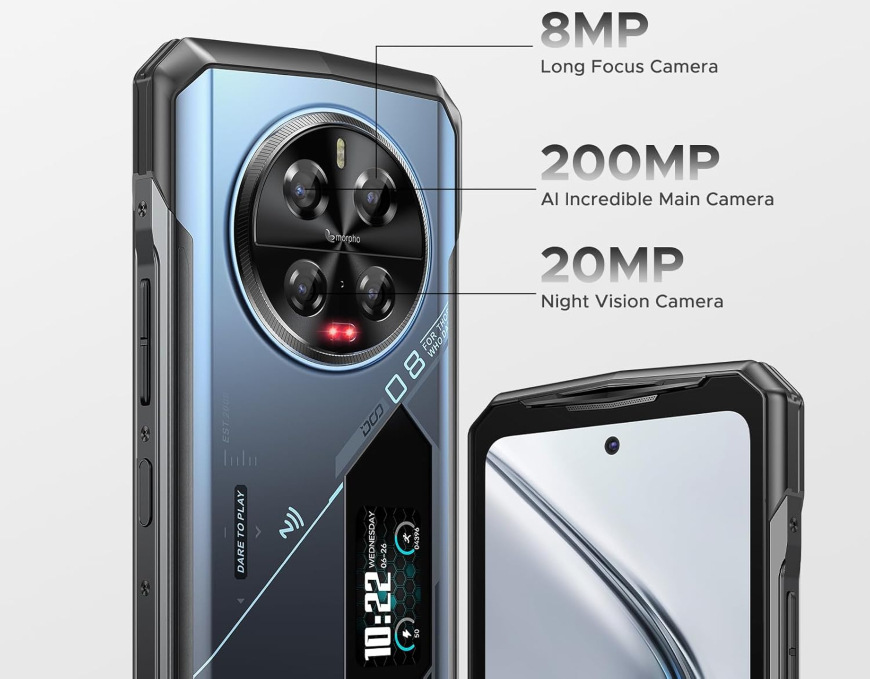 Mobilní telefon Doogee V40 Pro 5G 16 GB / 512 GB stříbrný Doogee V40 Pro 5G 16 GB / 512 GB, stříbrná