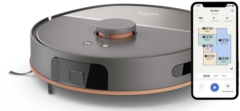 Robotický vysavač Philips 5000 Series XU5000/10 šedý