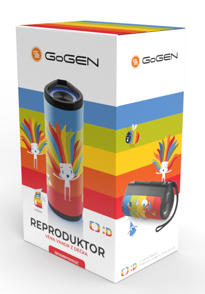 Přenosný reproduktor GoGEN Déčko Repro válec