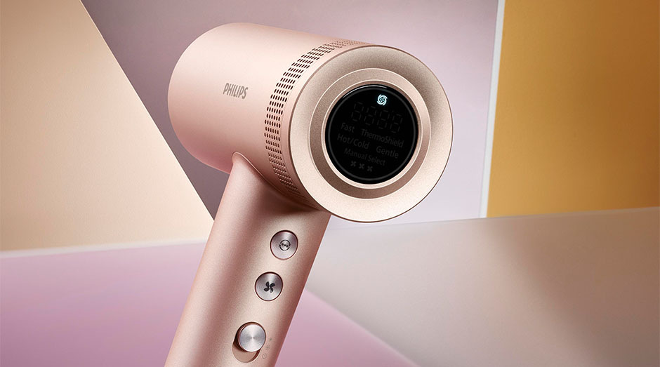 Fén Philips 8000 Series BHD837/10 ThermoShield Advanced rose gold Fén Philips 8000 Series BHD837/10 ThermoShield Advanced rose gold