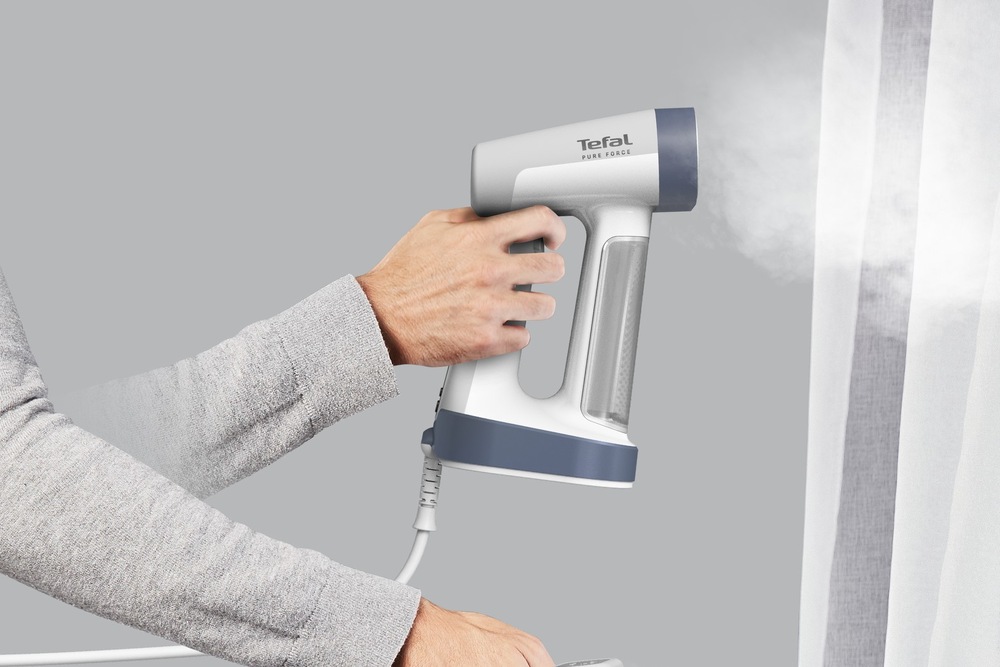 Ruční napařovač oděvů Tefal DT8722E0 Pure Force 2v1 bílý/modrý Tefal DT8722E0 Pure Force 2 v 1