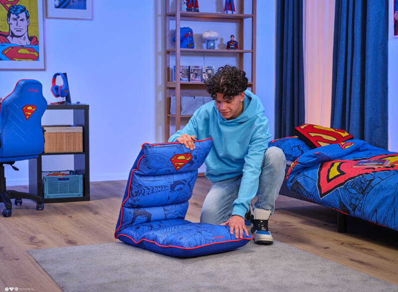 Herní židle Trust GXT 718SM RAYZEE Superman modrá