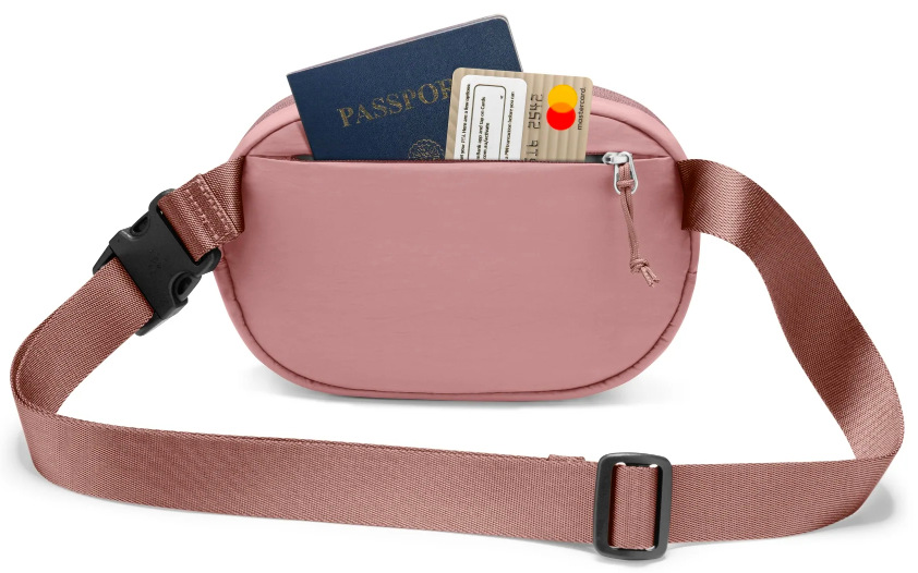 Ledvinka tomtoc SlingBean - T32 Belt Bag - růžová