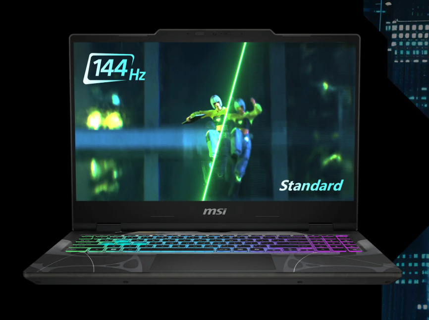 Notebook MSI Cyborg A15 AI B2HWGKG-080CZ černý