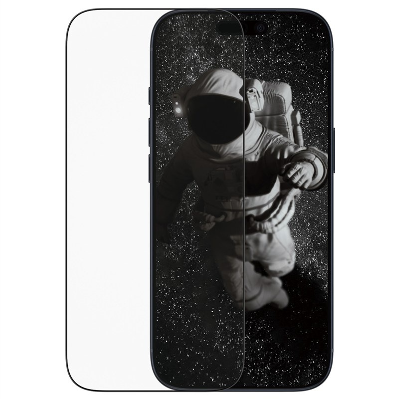 Tvrzené sklo PanzerGlass Ceramic II na Apple iPhone 17 Pro s instalačním rámečkem