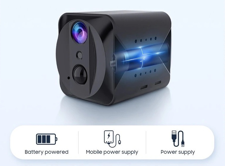 IP kamera Viking S309 Wi-Fi černá Viking S309 Wi-Fi má 2 500mAh baterii