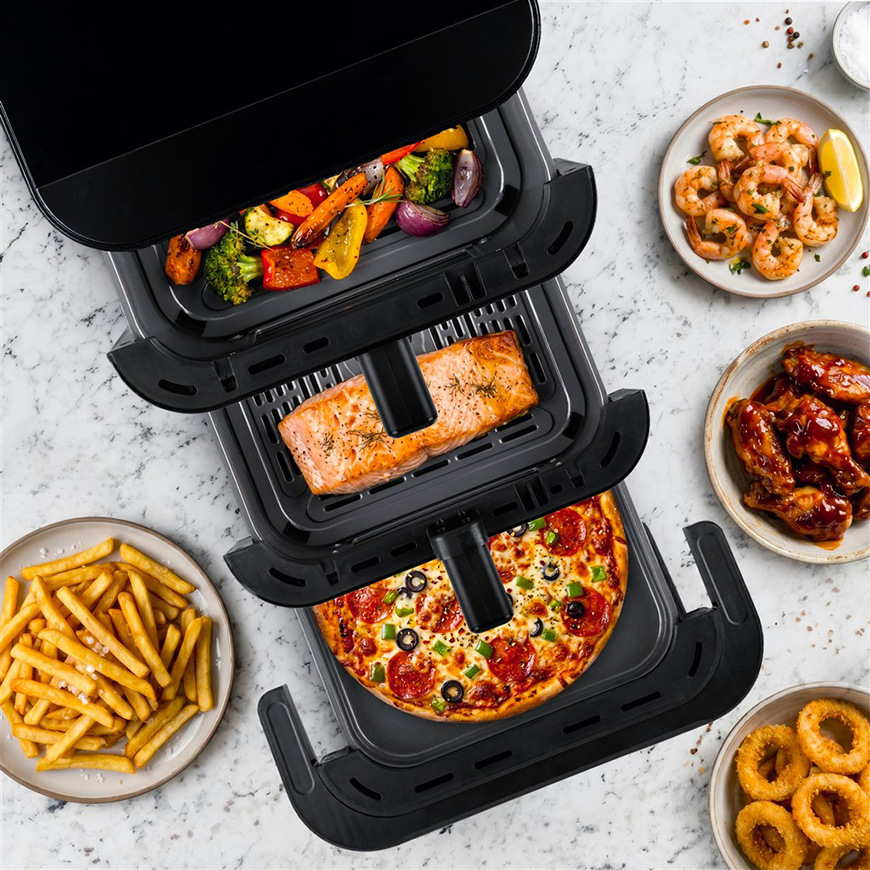 Fritéza horkovzdušná Tesla AirCook TrioZone Q636 XXL