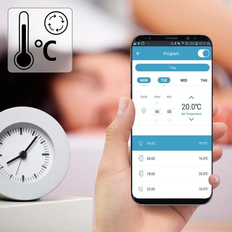 Bezdrátová termohlavice Hama SMART set pro regulaci vytápění, centrála + 2x hlavice Bezdrátová termohlavice Hama SMART set pro regulaci vytápění, centrála + 2x hlavice