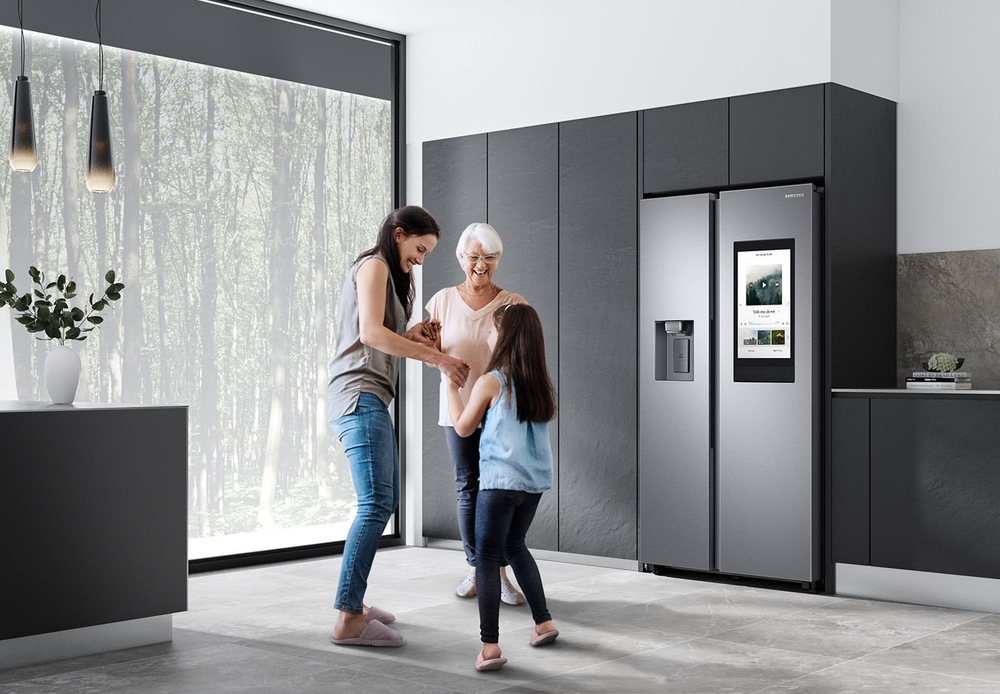 Americká lednice Samsung RS6HA8891SL/EF, Family Hub stříbrná Americká lednice Samsung RS6HA8891SL/EF, Family Hub stříbrná