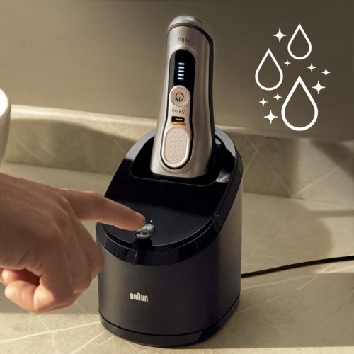 Holicí strojek Braun Series 9 PRO 9467cc SILVER Braun Series 9 PRO 9467cc, stříbrná