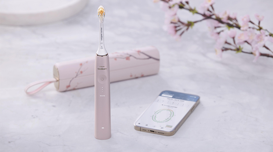 Zubní kartáček Philips Sonicare 9900 DiamondClean Prestige Limited Edition HX9992/31 růžový