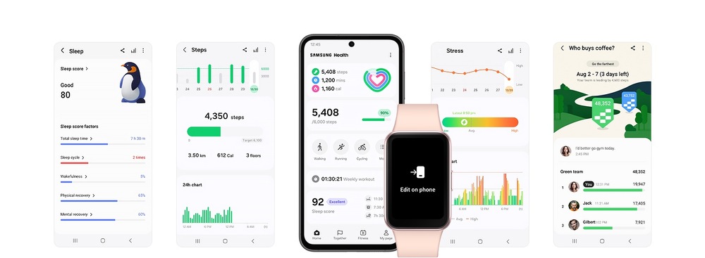 Fitness náramek Samsung Galaxy Fit3 stříbrný Fitness náramek Samsung Galaxy Fit3 stříbrný
