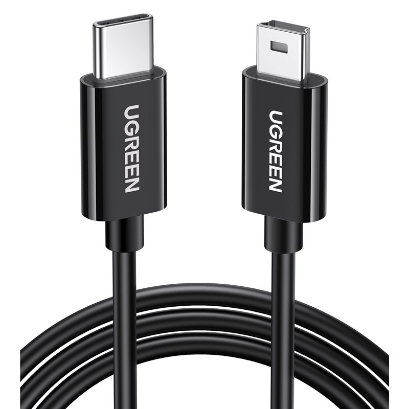 Kabel UGREEN USB-C/Mini USB, 1m černý