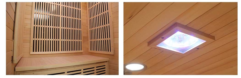 Infrasauna HealthLand DeLuxe 2222 Carbon BT HealthLand DeLUXE 2222 Carbon BT