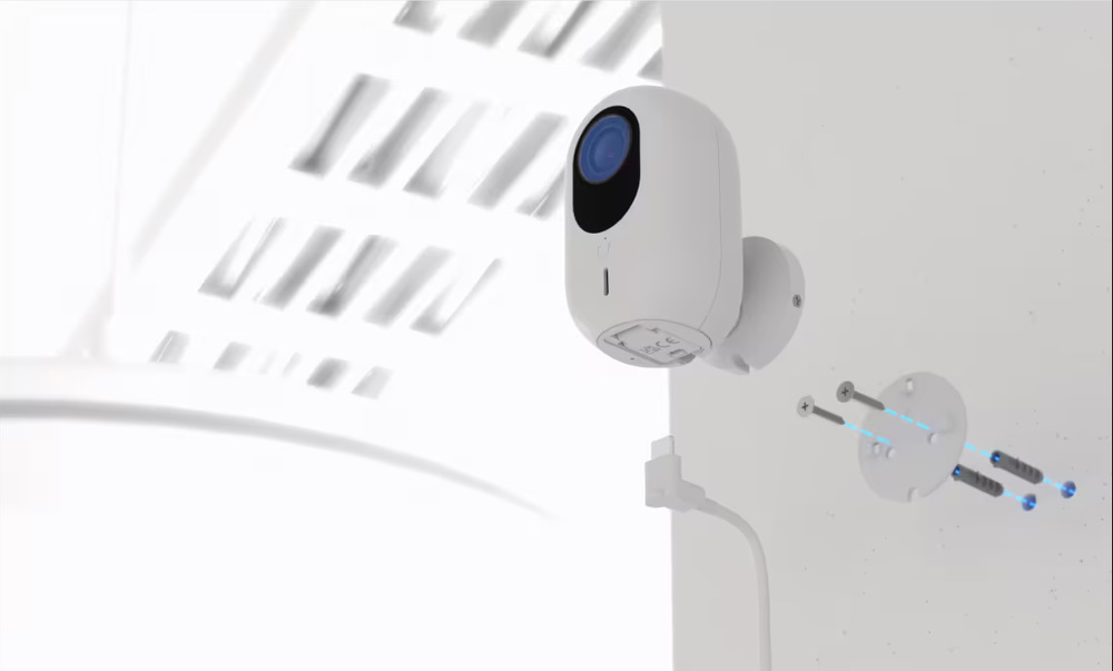 IP kamera Ubiquiti UniFi Protect UVC-G4-INS, outdoor, 4Mpx, IR, WiFi bílá IP kamera Ubiquiti UniFi Protect UVC-G4-INS, outdoor, 4Mpx, IR, WiFi bílá