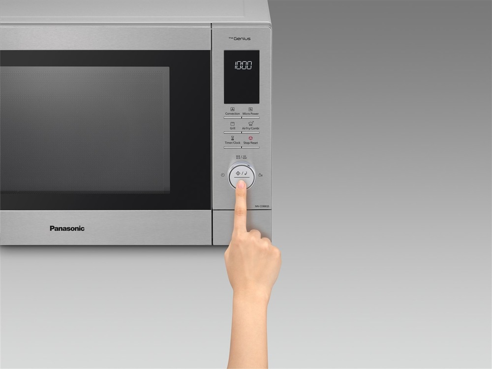 Mikrovlnná trouba Panasonic NN-CD88QSEPG šedá Mikrovlnná trouba Panasonic NN-CD88QSEPG šedá