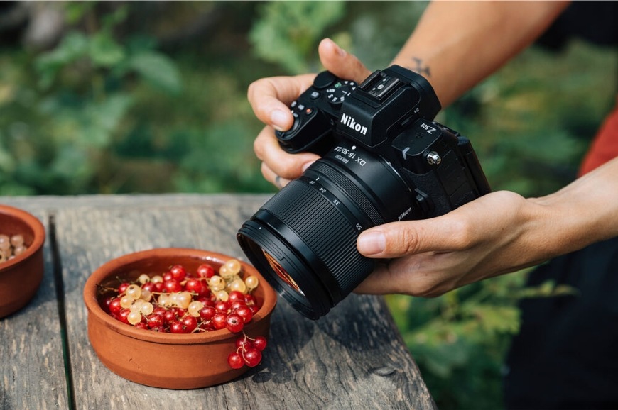 Fotografování jídla s objektivem NIKKOR Z DX se zaostřením od 15 cm