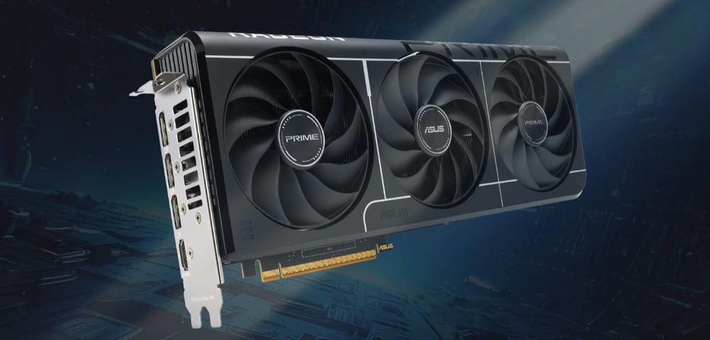 Grafická karta Asus AMD Radeon RX 9070 Prime OC EVO 16GB černá Lifestylové foto VGA Asus AMD Radeon RX 9070 Prime OC EVO 16GB