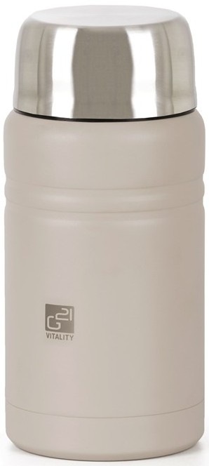 Jídelní termoska G21 s objemem 750 ml v béžovém designu