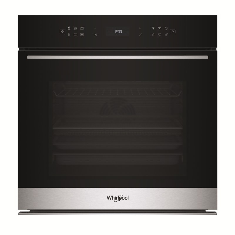 Vestavná trouba Whirlpool WOI78HT1SXA, černá/Inoxlook barva.