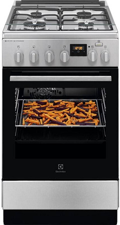 Kombinovaný sporák Electrolux LKK560208X nerez