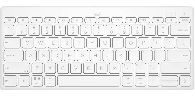 Klávesnice HP 350 Bluetooth, CZ/SK layout bílá