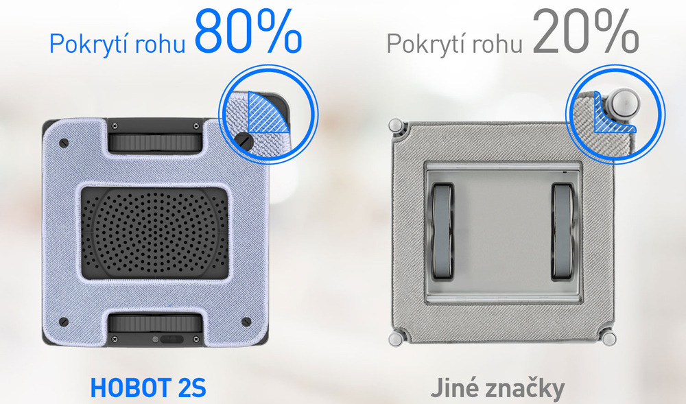 Robotický čistič oken HOBOT HB2S bílý Robotický čistič oken HOBOT HB2S bílý