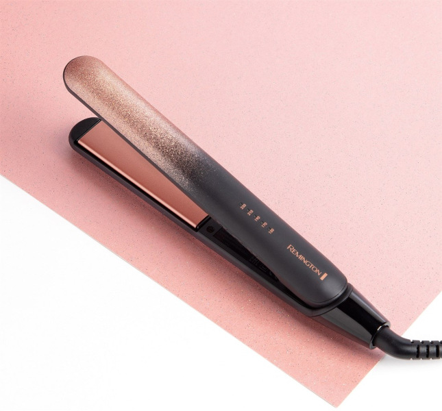 Žehlička na vlasy Remington S5305 Rose Shimmer černá/zlatá Remington S5305 Rose Shimmer
