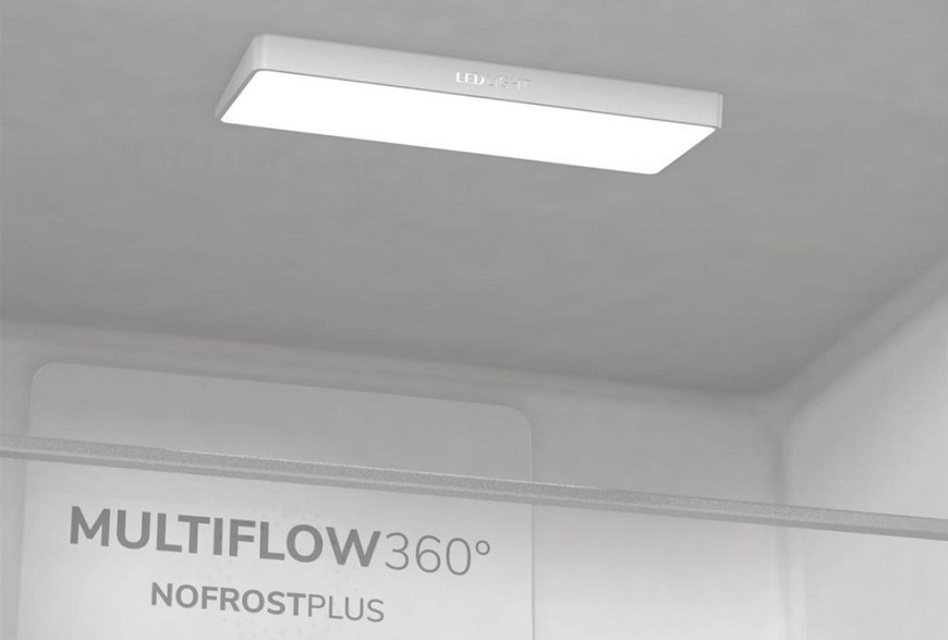 Beznámrazová chladnička Gorenje NRK620DA2XL4, nerezová, LED osvětlení