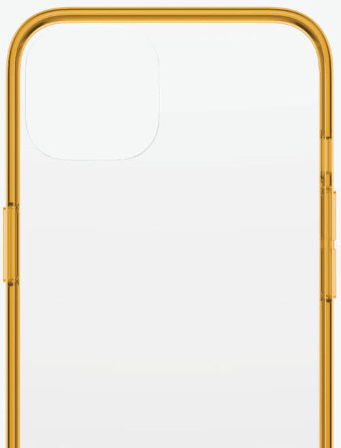 Kryt na mobil PanzerGlass ClearCaseColor na Apple iPhone 13 oranžový/průhledný
