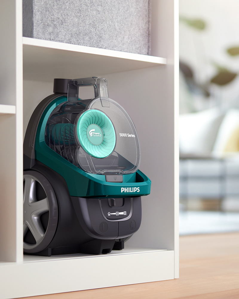 Podlahový vysavač Philips PowerPro Active FC9555/09 zelený Bezsáčkový vysavač Philips FC9555/09 PowerPro Active