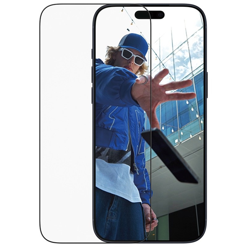 Tvrzené sklo PanzerGlass Ultra-Wide Fit na Apple iPhone 17 Pro Max s bezprašným aplikačním boxem