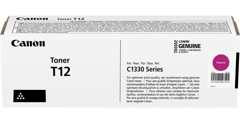 Toner Canon s výtěžností 5 300 stran, purpurová barva