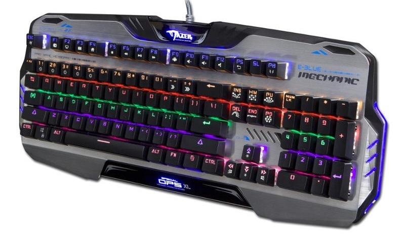 Klávesnice E-Blue Mazer K729 černá/stříbrná