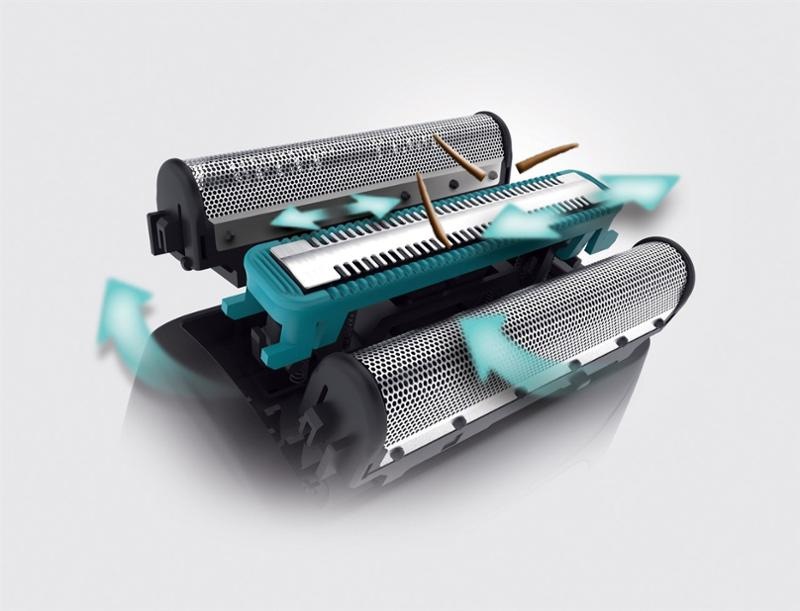 Holicí strojek Remington F6000 F6 Style Series Aqua Foil Shaver černý/modrý Holicí strojek Remington F6000 F6 Style Series Aqua Foil Shaver černý/modrý