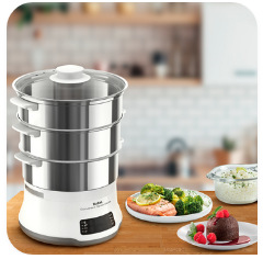 Hrnec parní Tefal VC502D10 Convenient Series Deluxe XL bílý 3 úrovně