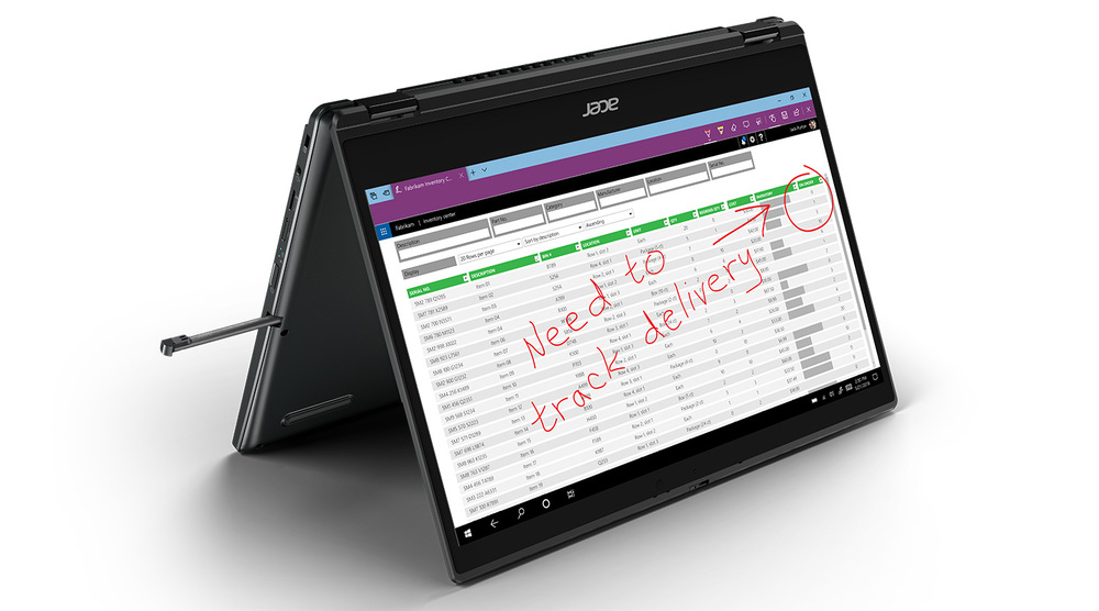 Notebook Acer TravelMate Spin P4 (TMP414RN-51-589B) modrý Notebook Acer TravelMate Spin P4 (TMP414RN-51-589B) modrý