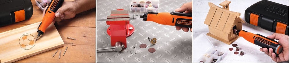 Přímá bruska Black-Decker BCRT8IK-XJ (s baterií)