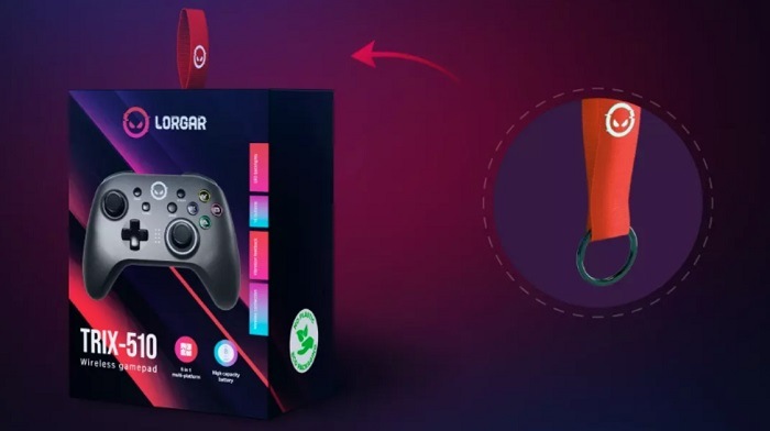 Gamepad Lorgar TRIX-510 pro Nintendo Switch, Android, PC, iOS 13, PS3 černý Lorgar Trix-510