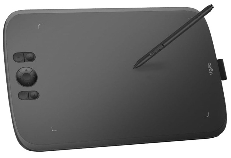 Grafický tablet pro detailní kreslení, černá barva