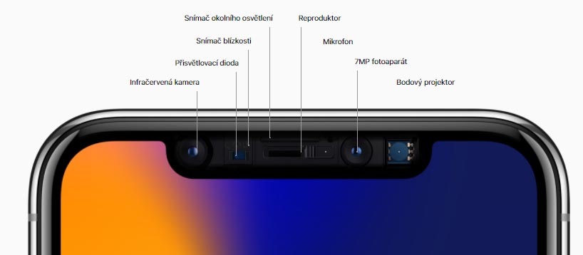 Mobilní telefon Apple iPhone X 64 GB - Silver