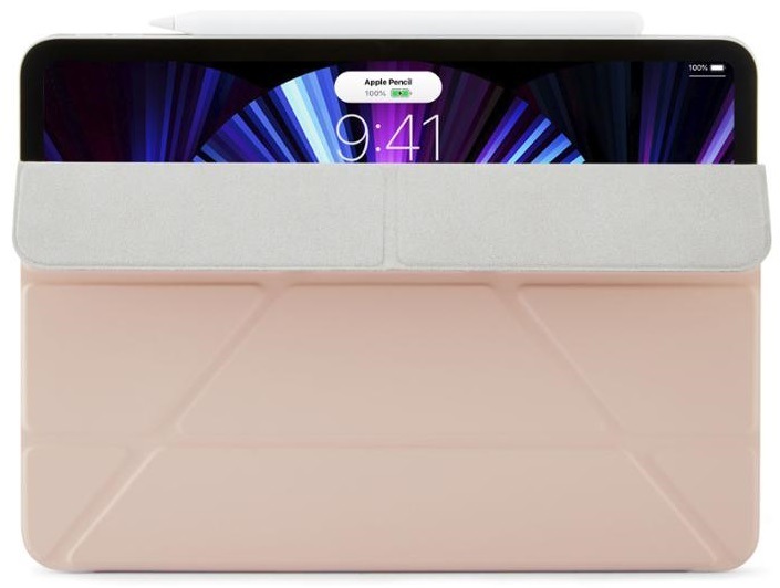 Pouzdro na tablet Pipetto Origami Folio na Apple iPad Pro 11“ (2021/2020/2018)/ iPad Air 10.9“ (2020) růžové