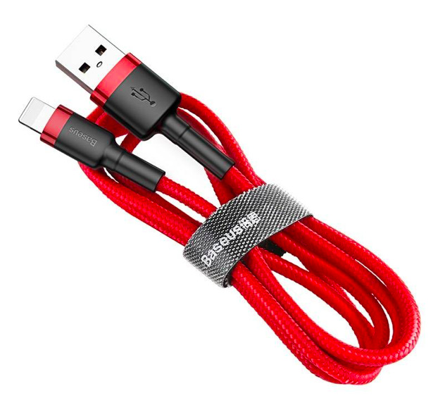 Kabel Baseus Cafule USB/Lightning, 3m červený Kabel Baseus Cafule USB/Lightning, 3m červený