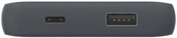 Powerbanka Hama Fabric 10, 10000 mAh šedá
