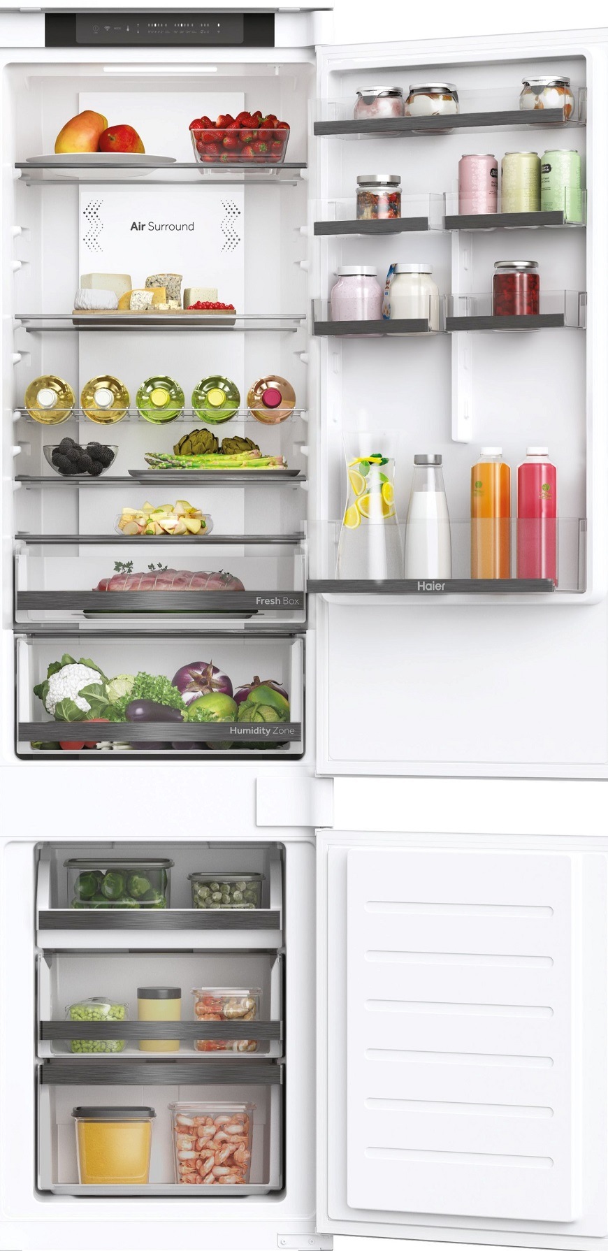 Chladnička s mrazničkou Haier HBW5519E bílá Chladnička s mrazničkou Haier HBW5519E bílá