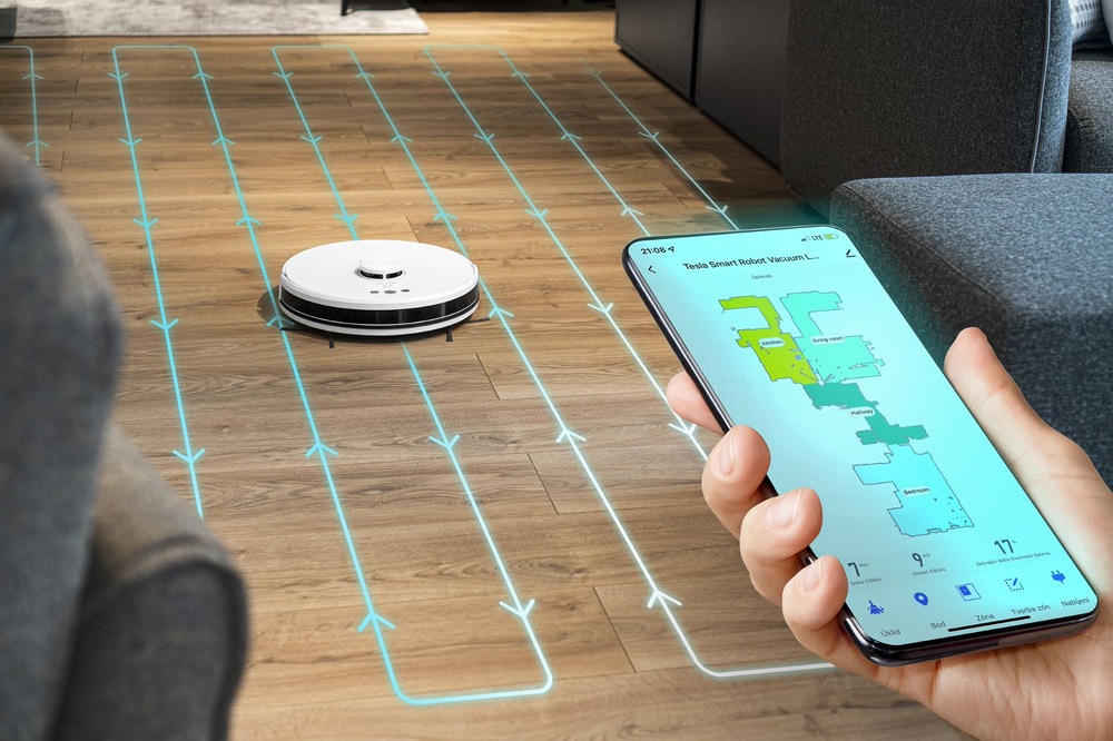 Robotický vysavač Tesla Smart Robot Vacuum Laser Robotický vysavač Tesla Smart Robot Vacuum Laser
